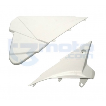 juego tapas filtro aire beta RR blancas